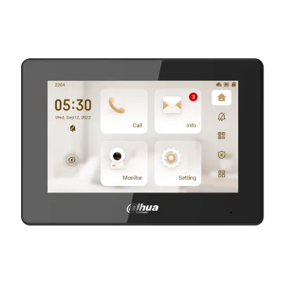 [DAHI7050] DHI-VTH5422HW SIP2.0 2-WIRE IP INT MON WHT APT/ RESI 7" CAP T/SCREEN PLASTIC SURF MTD H.26