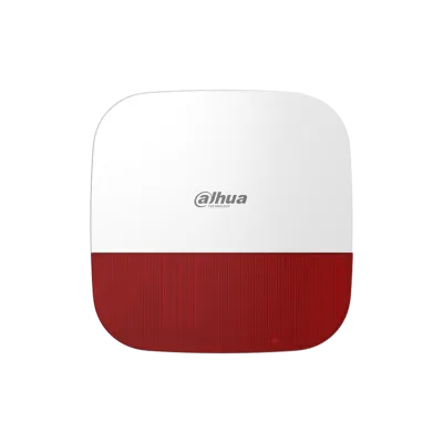 [DAHI9960] DAHUA DHI-ARA13-W2 433MHZ W/LESS O/D SIREN BLU STROBE WALL MTD 110DB 12VDC IP65 200HX200WX
